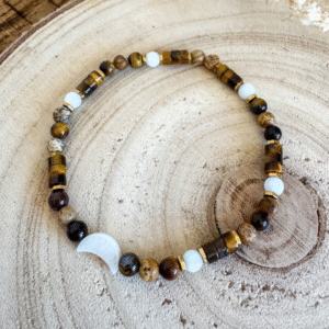 Bransoletka ochronna z kamieni naturalnych  – biżuteria handmade dla Lwa