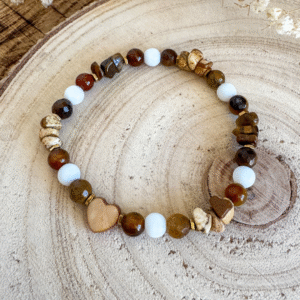 Bransoletka z kamieni naturalnych dla Panny, Lwa, Bliźniąt i Raka